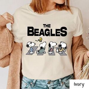 Snoopy Shirt The Beagles Shirt Abbey Road Inspired Shirt Fall Dogs Shirt 1